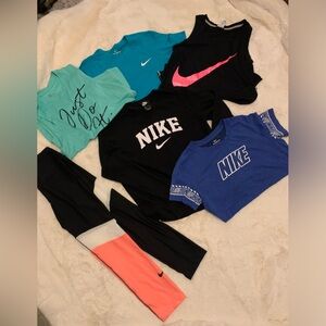 Bundle deal womens Nike Tees, tank tops and crewneck